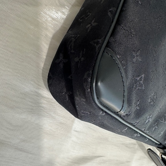 Louis Vuitton Boulogne Shoulder Bag Mini Black Satin - Picture 13 of 13